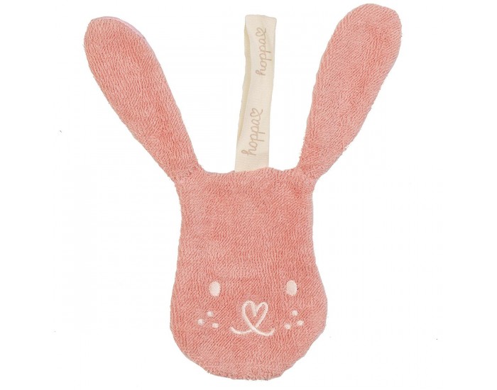 HOPPA attache-sucette Vieux rose