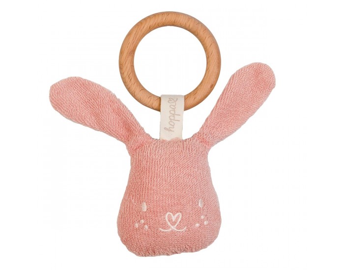 HOPPA - Anneau de dentition Vieux rose