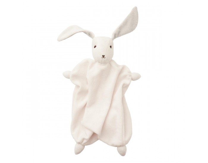 HOPPA doudou Tino Blanc cass / gris argent