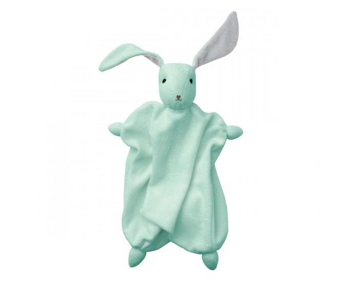 HOPPA doudou Tino Menthe frache / gris argent