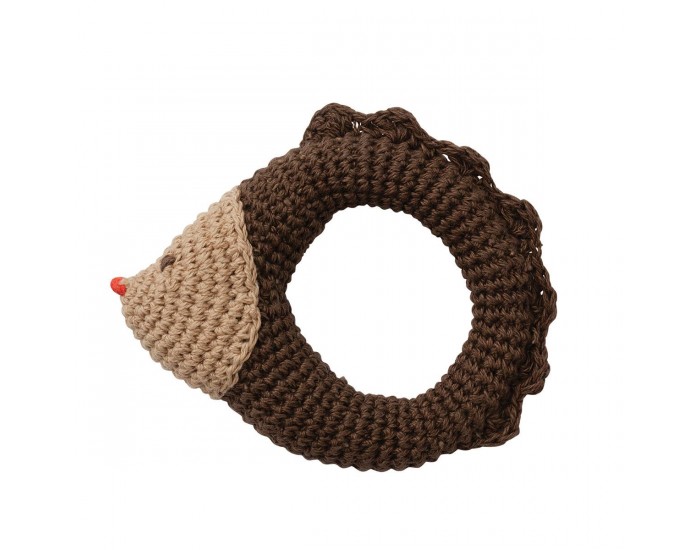 HOPPA Hochet en Crochet Hrisson