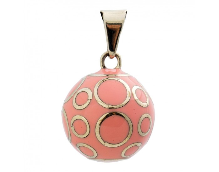 BABYLONIA Bola - Bijou de Grossesse Rose cercles argents