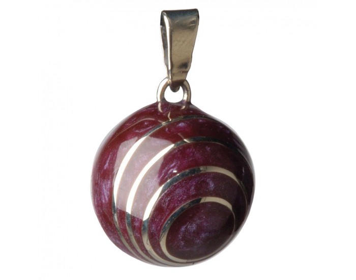 BABYLONIA Bola - Bijou de Grossesse Spirale aubergine