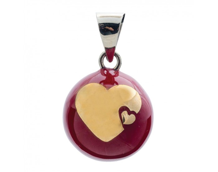 BABYLONIA Bola - Bijou de Grossesse Rouge coeur dor