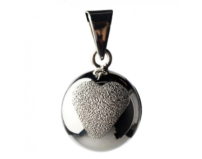 BABYLONIA Bola - Bijou de Grossesse Coeur brillant argent