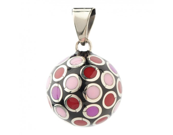 BABYLONIA Bola - Bijou de Grossesse Pierres rouges / roses