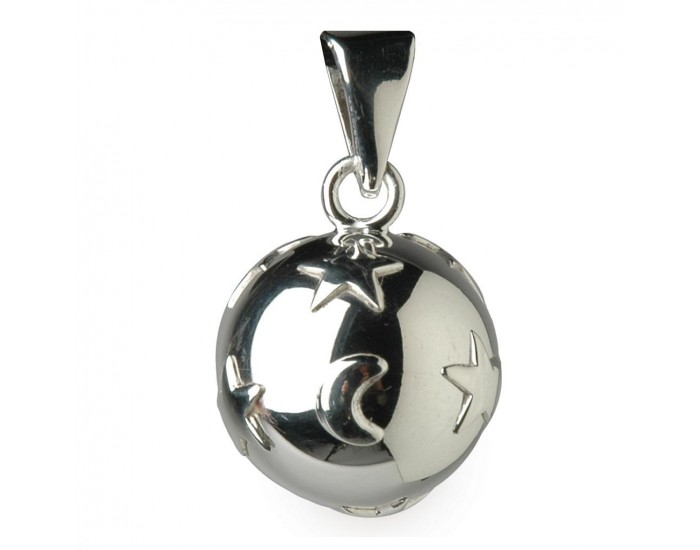 BABYLONIA Bola - Bijou de Grossesse toiles/lune argent