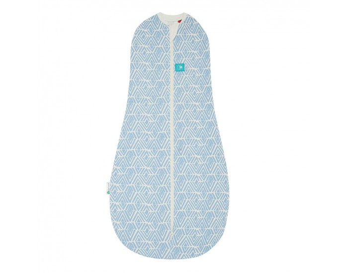 ERGOPOUCH Gigoteuse d'Emmaillotage - 3-12m tribal blue