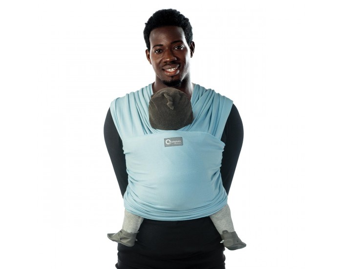 BABYLONIA BABY CARRIERS Tricot-Slen charpe de Portage lastique Dream blue