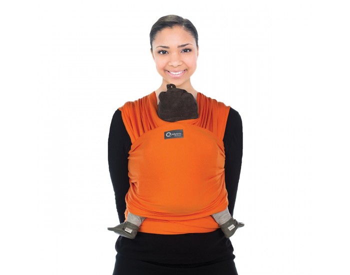BABYLONIA BABY CARRIERS Tricot-Slen charpe de Portage lastique Orange pice