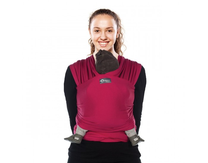 BABYLONIA BABY CARRIERS Tricot-Slen charpe de Portage lastique Hot fuchsia