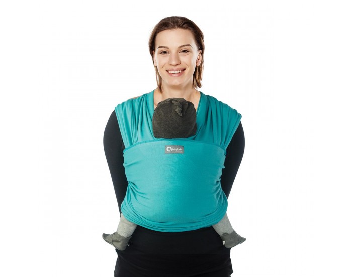 BABYLONIA BABY CARRIERS Tricot-Slen charpe de Portage lastique Menthe Frache