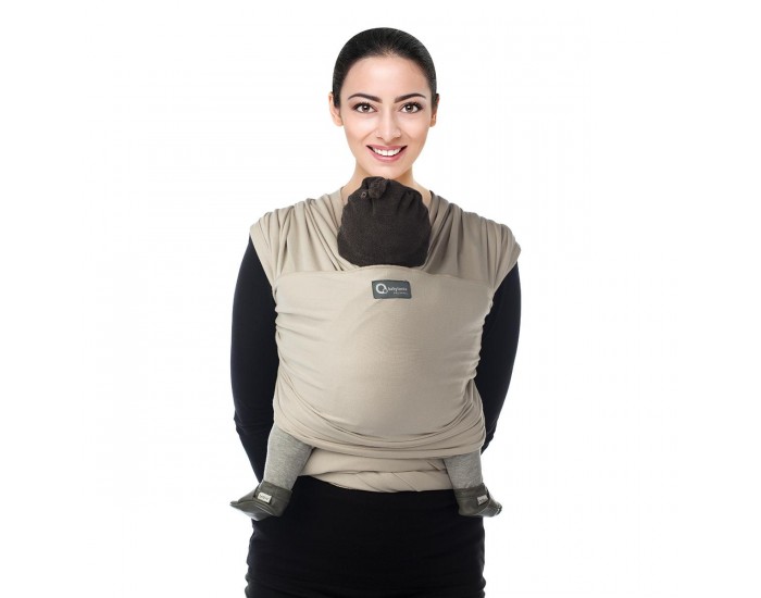 BABYLONIA BABY CARRIERS Tricot-Slen charpe de Portage lastique Sable
