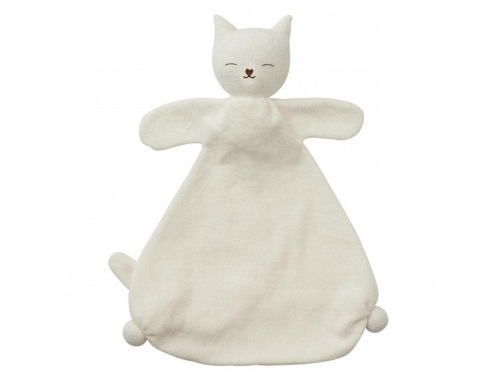 HOPPA poupe doudou Mila - Ds la naissance Blanc cass