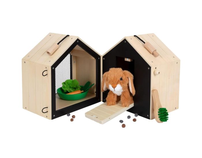 SMALL FOOT COMPANY - Clapier � Lapin avec Enclos - D�s 3 ans