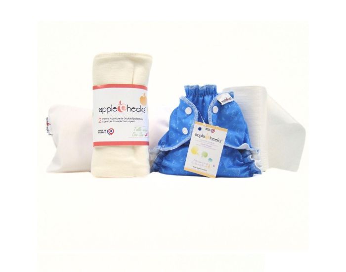 APPLECHEEKS Couches Lavables Pack Mini Test - TE2 - Taille Unique (2.8-16kg) 