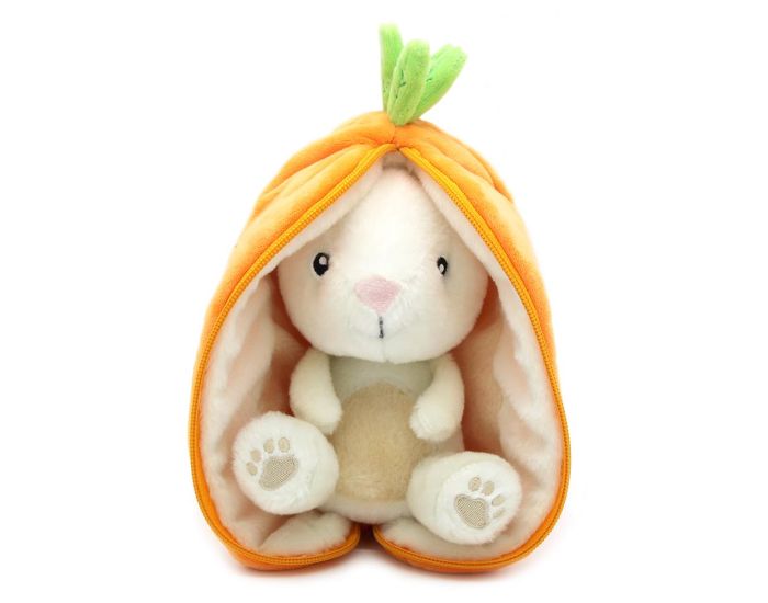 LES D�GLINGOS Peluche Flipetz - Lapin Carotte - D�s 12 mois