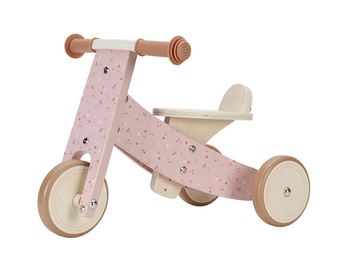 LITTLE DUTCH Tricycle en Bois - Rose - D�s 12 mois