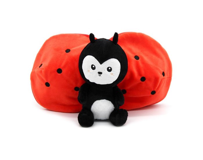 LES D�GLINGOS Peluche Flipetz - Coccinelle Tomate - D�s 12 mois