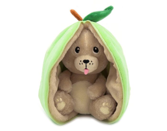 LES D�GLINGOS Peluche Flipetz - Chien Pomme - D�s 12 mois