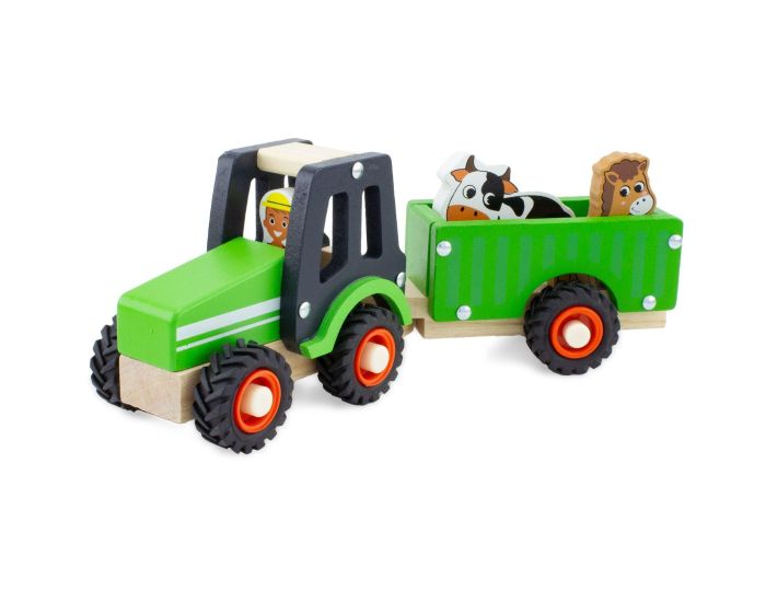 ULYSSE Tracteur et Remorque - Vert - D�s 12 mois