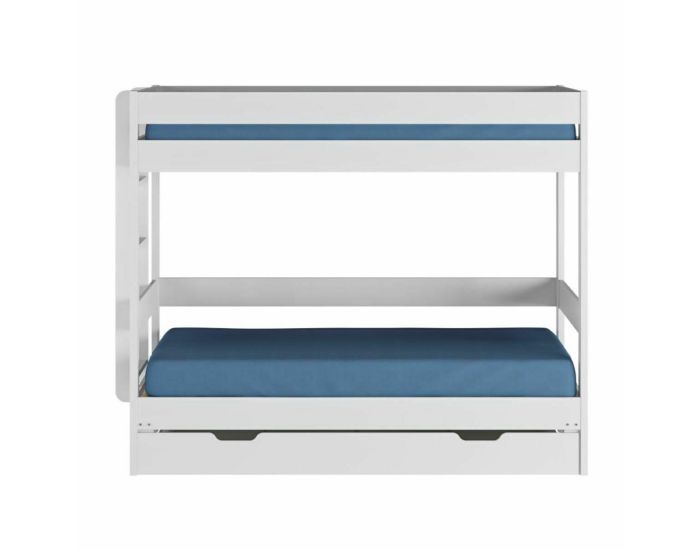 AKITEN RETAIL Pack Lit Superpos� Gigogne avec Tiroir - Ravi - 80x120 cm