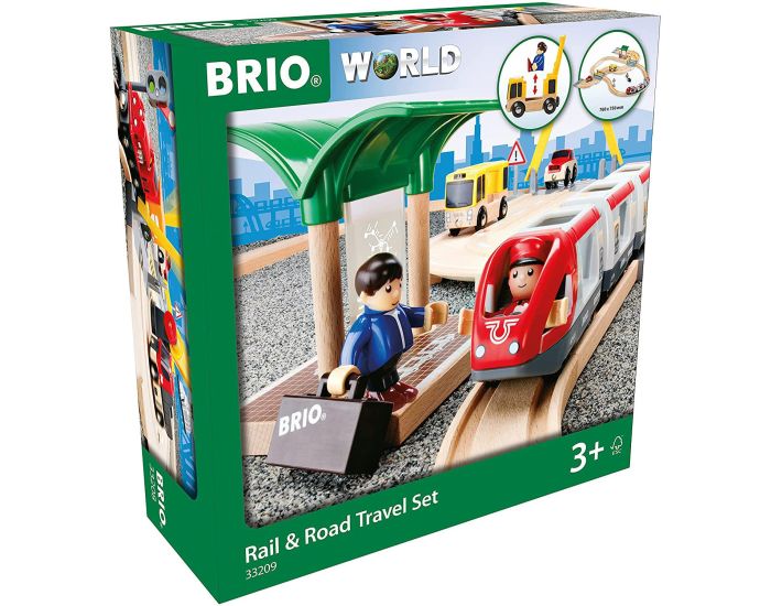 BRIO Circuit Correspondance Train et Bus - D�s 3 ans