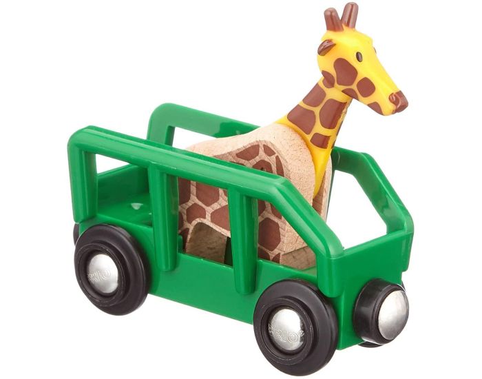 BRIO Wagon - Transporteur de Girafe - Ds 3 ans 