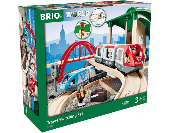 BRIO Circuit Plateforme Voyageurs - D�s 3 ans
