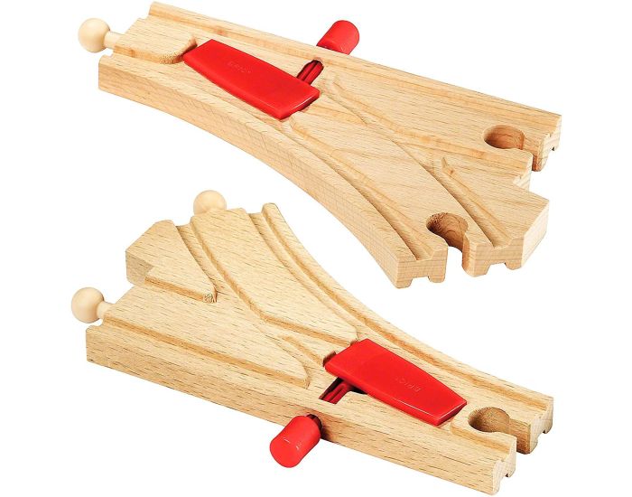 BRIO Aiguillages M�caniques en Bois - D�s 3 ans 