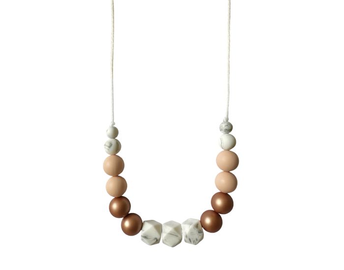 MAWEN MATERNE Collier d'Allaitement ou de Portage - Silicone - Plum