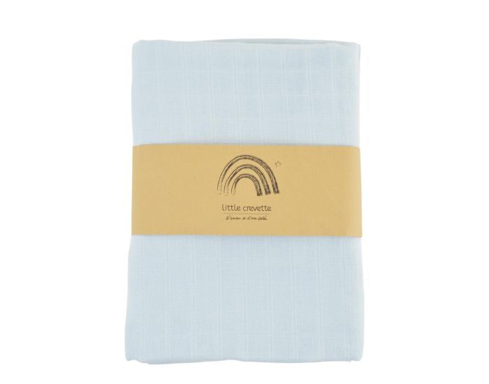 LITTLE CREVETTE Maxi-Lange B�b� Uni - Bleu Glacier