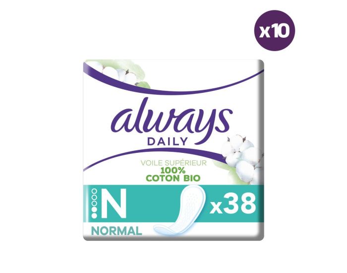 ALWAYS 10 x 38 Prot�ge-Slips Cotton Protection - Normal