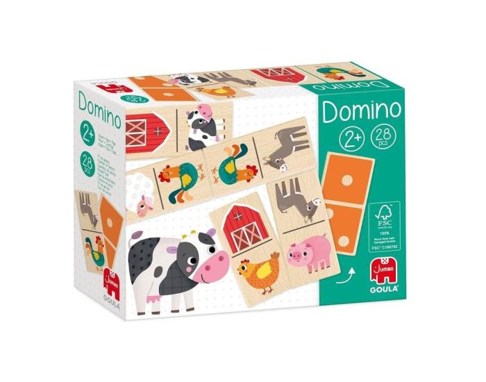 GOULA Dominos en Bois - Ferme - D�s 2 ans