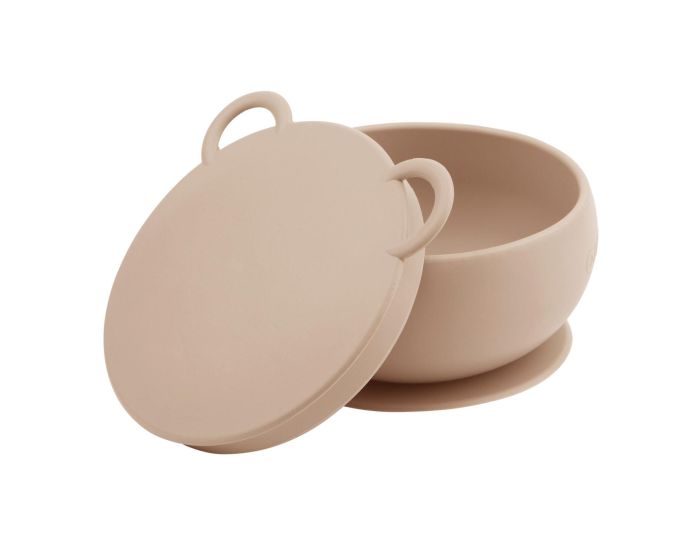 MINIKOIOI Bol B�b� avec Ventouse et Couvercle en Silicone
