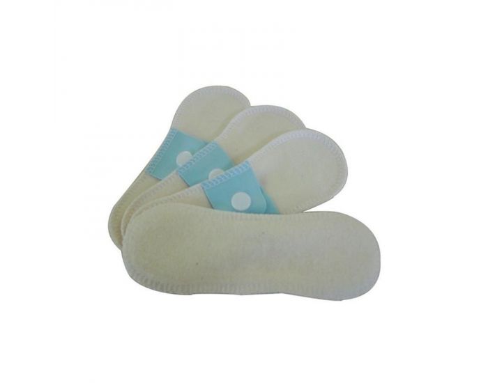 LULU NATURE Lot de 4 Mini protge-slips Coton Bio LULU NATURE