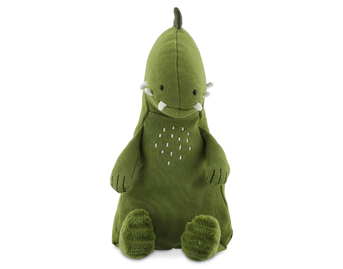 TRIXIE Petite Peluche en Coton Bio Mr Dino - Dès la naissance