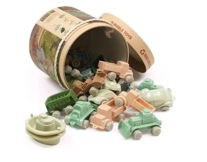 VIKING TOYS Baril de 20 V�hicules en Bioplastique - D�s 1 an