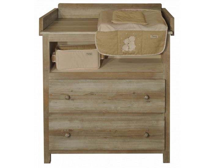 LA CABANE DE CALYS Commode 2 tiroirs + Plan  langer - Simply Malys