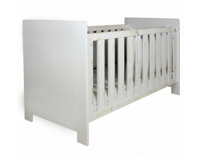 LA CABANE DE CALYS Lit volutif 70*140 - Norwood - Lasur Blanc Lasur Blanc