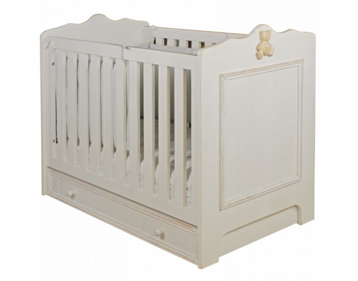 LA CABANE DE CALYS Tiroir de lit 60*120 - Provence - Lasur Blanc Lasur Blanc