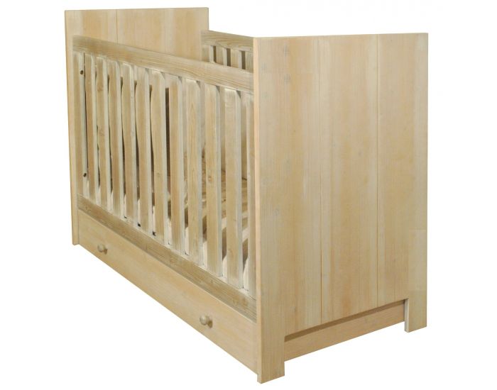 LA CABANE DE CALYS Lit 60*120 - Natur Wood