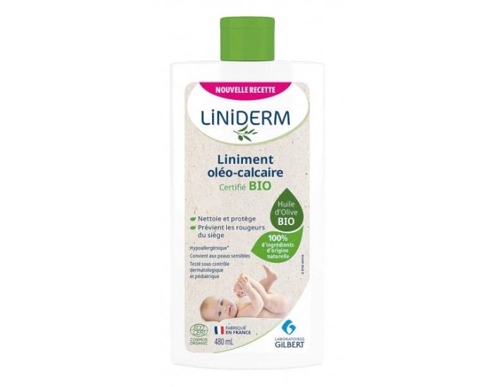 LINIDERM Liniment Ol�o-Calcaire Bio - 480 ml