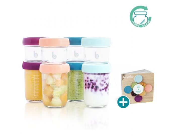BABYMOOV Pots de Conservation B�b� en Verre - Babybols
