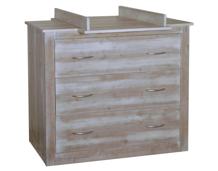 LA CABANE DE CALYS Commode 3 tiroirs + Plan  langer - Lounge