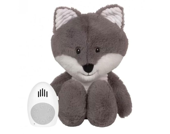 FLOW AMSTERDAM Peluche Robin le Renard - Gris Bruit Blanc - D�s la naissance 