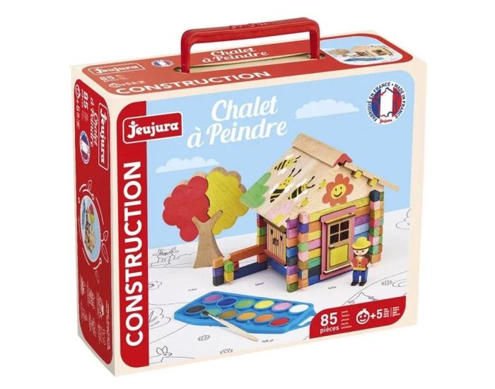 JEUJURA Chalet en Bois � Peindre - 85 Pi�ces - D�s 4 ans 