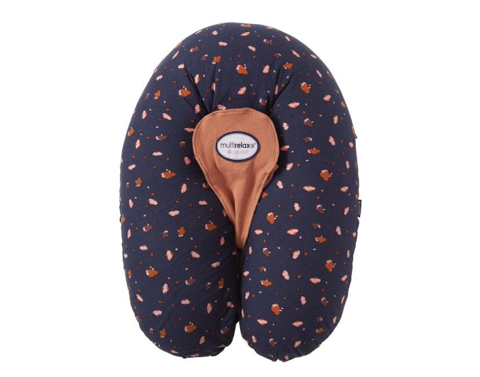 CANDIDE Coussin de Maternit� et d'Allaitement Multirelax Jersey - Fleurs - Cassonade