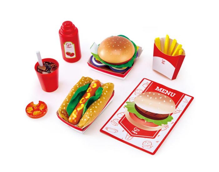 HAPE Cuisine Hamburgers et Hotdogs - Ds 3 ans
