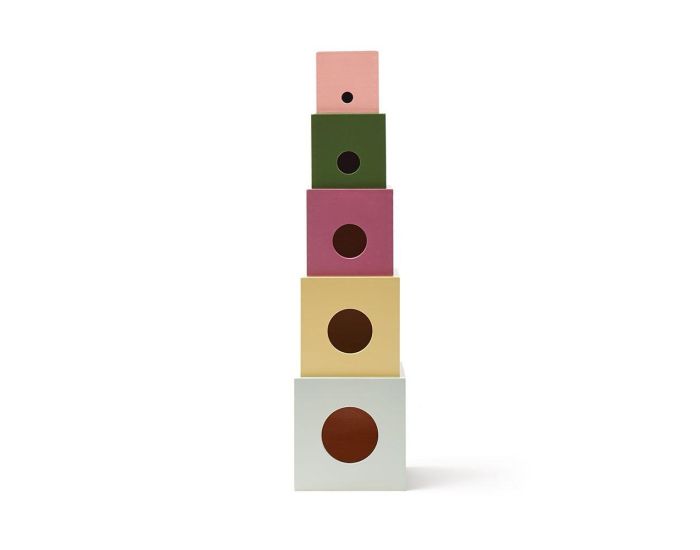 KID'S CONCEPT Cubes en Bois - Edvin - 5 Pi�ces - D�s 12 mois